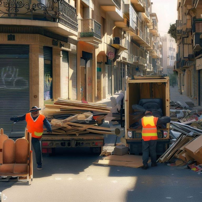 Vaciado de locales comerciales en La Roca del Valles