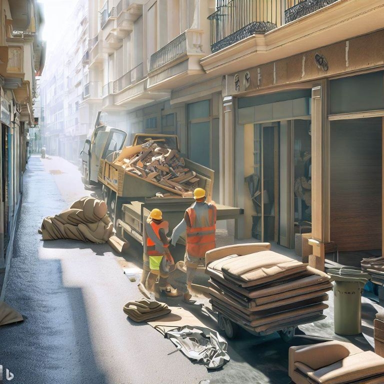 Vaciado de locales comerciales en Sant Vicenc de Castellet