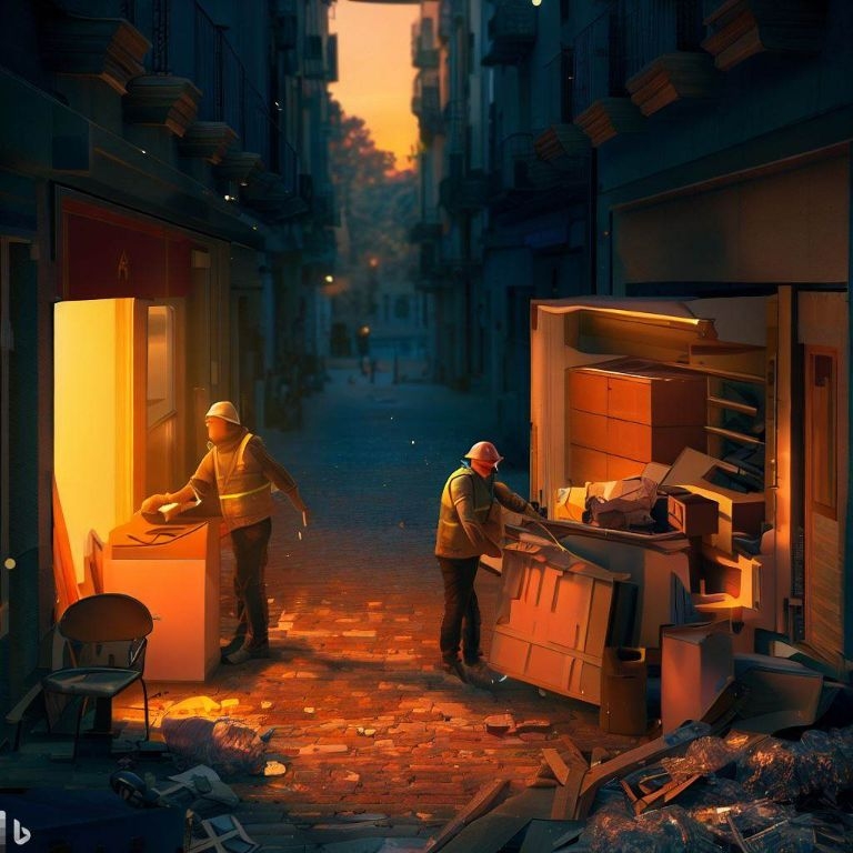 Vaciado de locales comerciales en Igualada