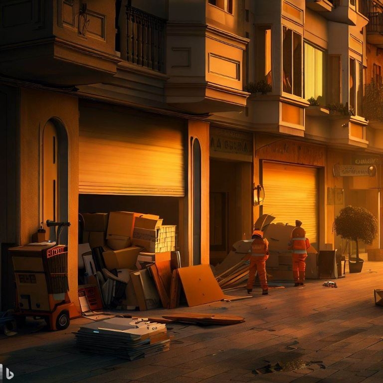 Vaciado de locales comerciales en Tarrega